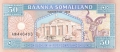 Somaliland Republic 50 Somaliland Shillings, 2002